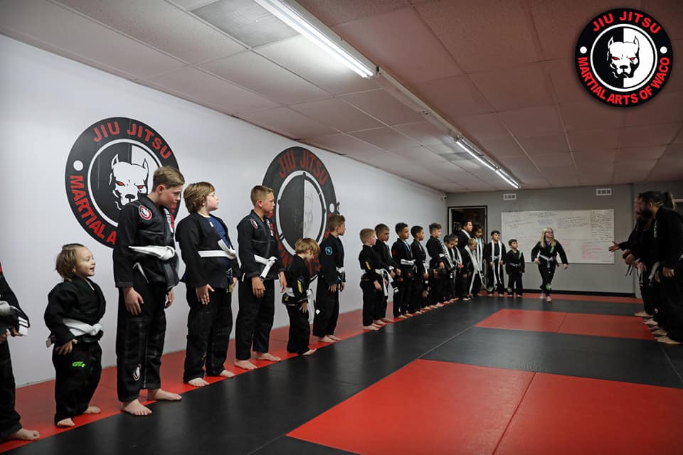 kids lessons bjj end of class bowing
